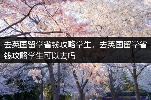 去英国留学省钱攻略学生，去英国留学省钱攻略学生可以去吗