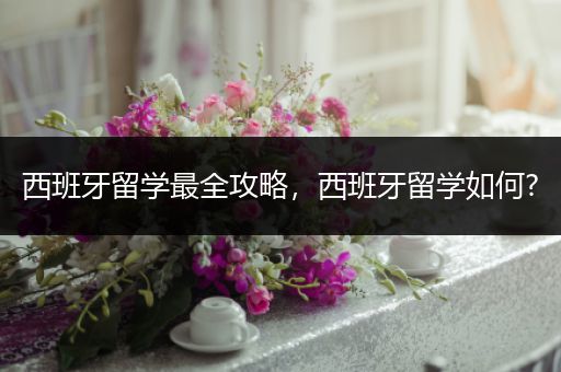 西班牙留学最全攻略，西班牙留学如何?