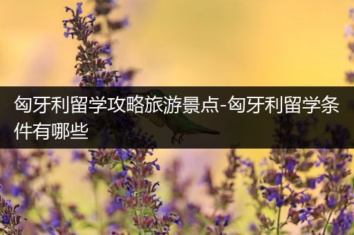 匈牙利留学攻略旅游景点-匈牙利留学条件有哪些