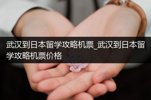 武汉到日本留学攻略机票_武汉到日本留学攻略机票价格