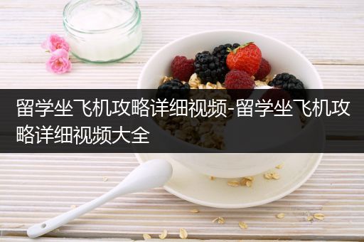 留学坐飞机攻略详细视频-留学坐飞机攻略详细视频大全
