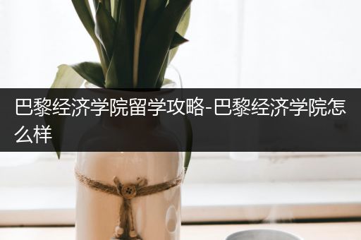 巴黎经济学院留学攻略-巴黎经济学院怎么样