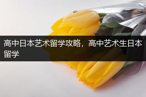 高中日本艺术留学攻略，高中艺术生日本留学