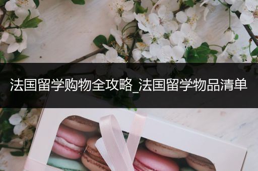 法国留学购物全攻略_法国留学物品清单