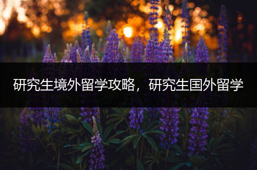 研究生境外留学攻略，研究生国外留学