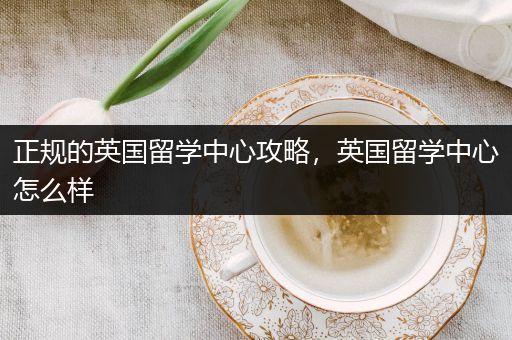 正规的英国留学中心攻略，英国留学中心怎么样