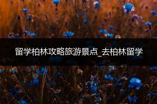 留学柏林攻略旅游景点_去柏林留学