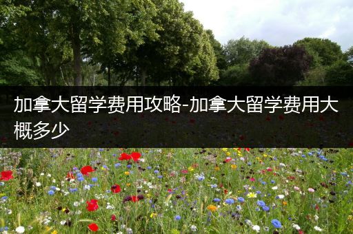 加拿大留学费用攻略-加拿大留学费用大概多少
