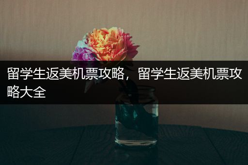 留学生返美机票攻略，留学生返美机票攻略大全