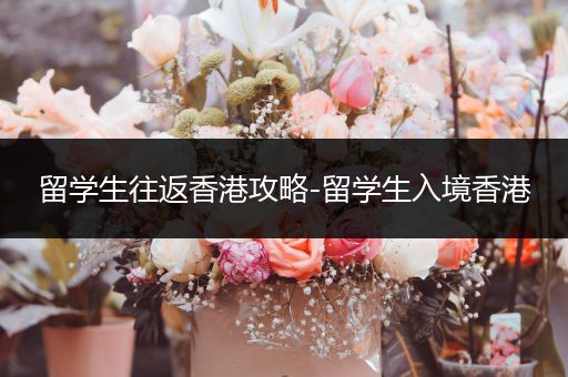 留学生往返香港攻略-留学生入境香港