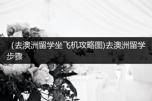 （去澳洲留学坐飞机攻略图)去澳洲留学步骤