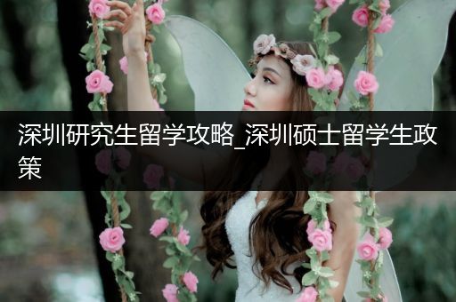 深圳研究生留学攻略_深圳硕士留学生政策