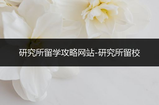 研究所留学攻略网站-研究所留校
