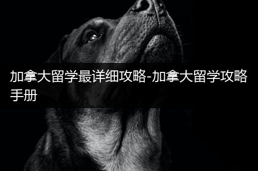 加拿大留学最详细攻略-加拿大留学攻略手册