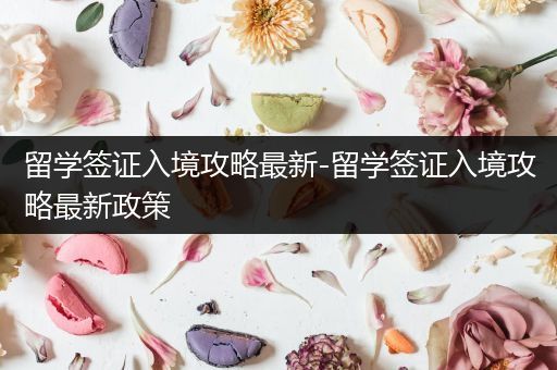 留学签证入境攻略最新-留学签证入境攻略最新政策