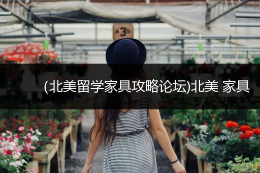 （北美留学家具攻略论坛)北美 家具