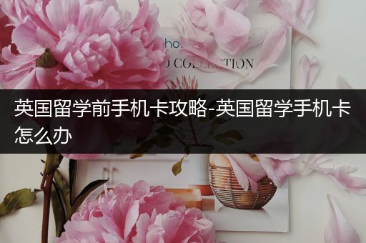 英国留学前手机卡攻略-英国留学手机卡怎么办