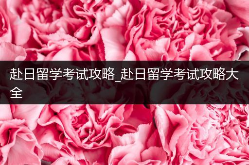 赴日留学考试攻略_赴日留学考试攻略大全